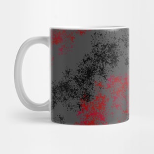 red and black leaves Mug